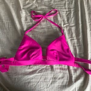 Hot Pink Padded Bikini Top